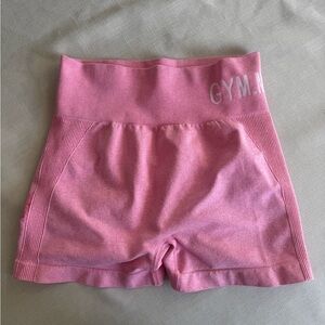 🚫SOLD🚫Gym.Minute Pink Seamless Booty Scrunch Shorts No Front Seam Size L